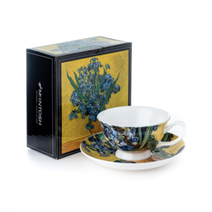 McIntosh Van Gogh Irises Cup & Saucer