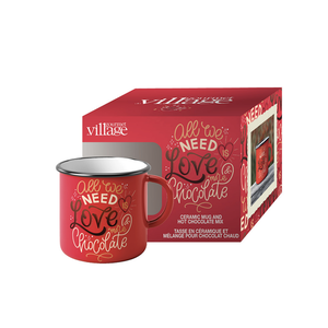 Gourmet du Village Love & Chocolate Mug Set