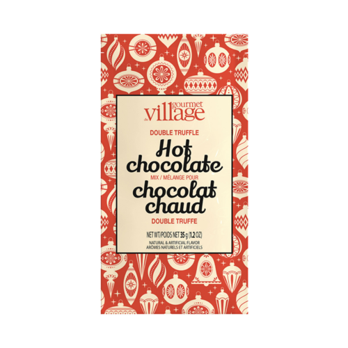Gourmet du Village Hot Chocolate Single Double Truffle Retro Ornament