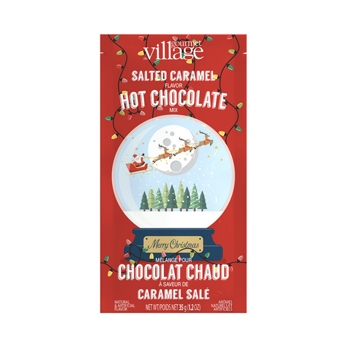 Gourmet du Village Hot Chocolate Single Salted Caramel Snowglobe Gourmet du Village Hot Chocolate Single Salted Caramel Snowglobe