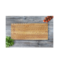Larch Wood Double Buffet Board Premium