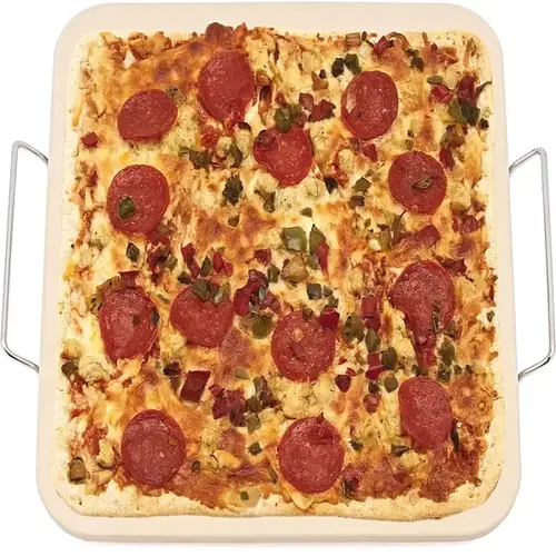 Adamo Import Pizza Stone Rectangular Home Works 14 x 16 inches