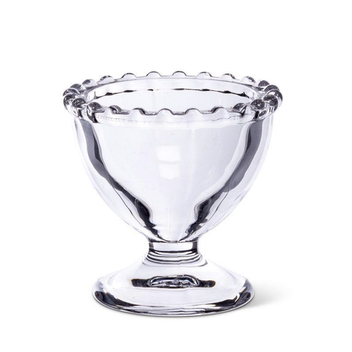 Abbott Egg Cup Ball Rim Glass