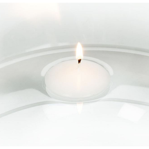 Abbott Classic Small Floater Candle White