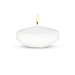 Abbott Classic Large Floater Candle White