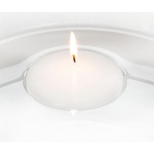 Abbott Classic Large Floater Candle White
