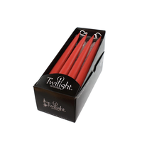 Danish Taper Short 10 inch Dark Red