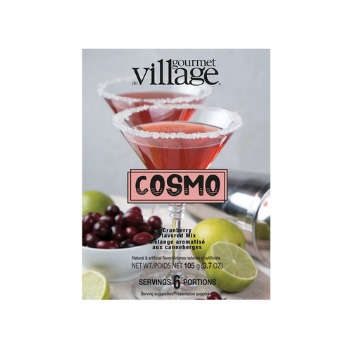 Gourmet du Village Cosmo Drink Mix & Rimmer Gift Set