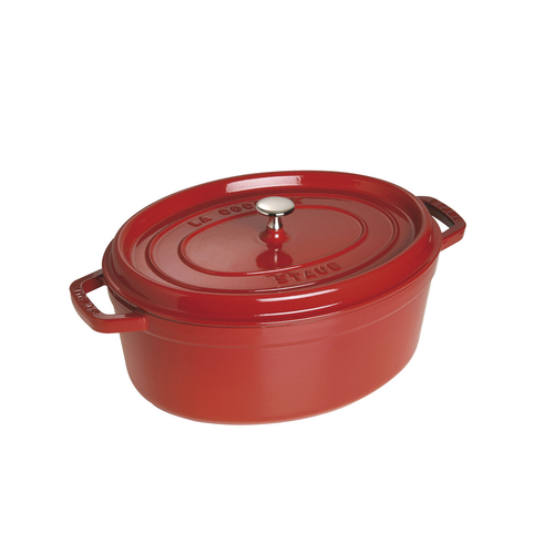 Staub Dutch Oven Oval 3.5Qt Cherry Staub