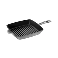 Square Grill Pan 10 Inch Grey Staub