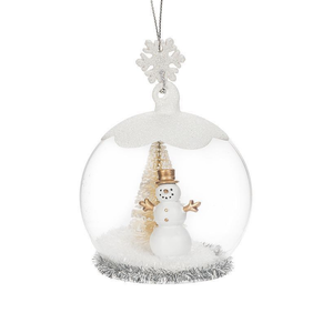 Abbott Snowman with Tree Ball Ornament