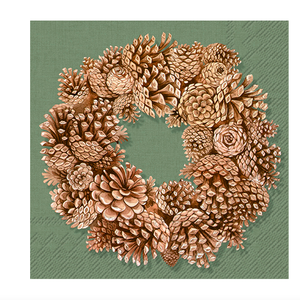 IHR Napkin Lunch Paper Cone Wreath