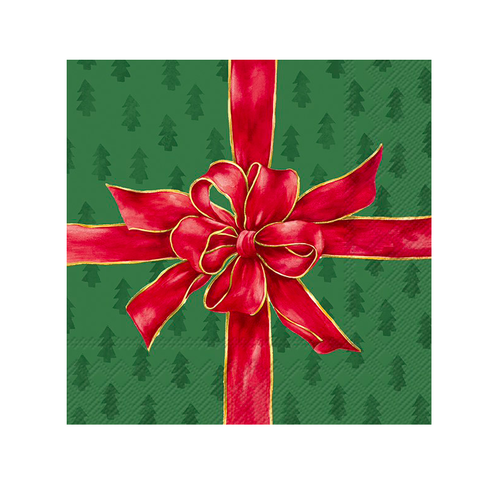 IHR Napkin Lunch Paper Christmas Bow