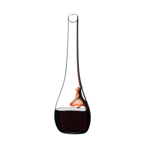 Riedel Decanter Dog Black and Red