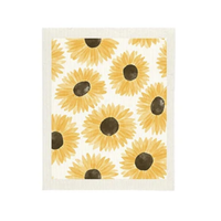 Swedish Cloth Yellow Sunflowers