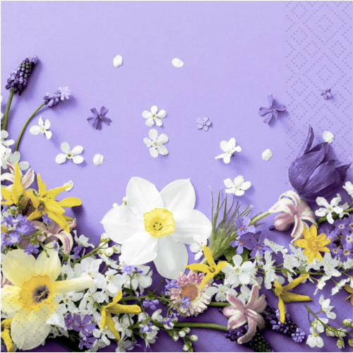 OCD Napkin Paper Lunch Soft Spring Lilacs