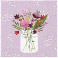 Napkin Lunch Paper Charming Vase