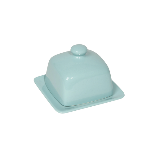 Now Designs Butter Dish Square Robins Egg Blue