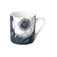 Espresso Cup Holly Flower Blue