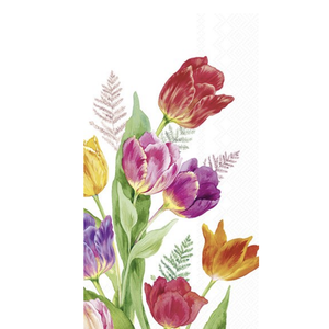 IHR Guest Napkin Paper Bright Tulips