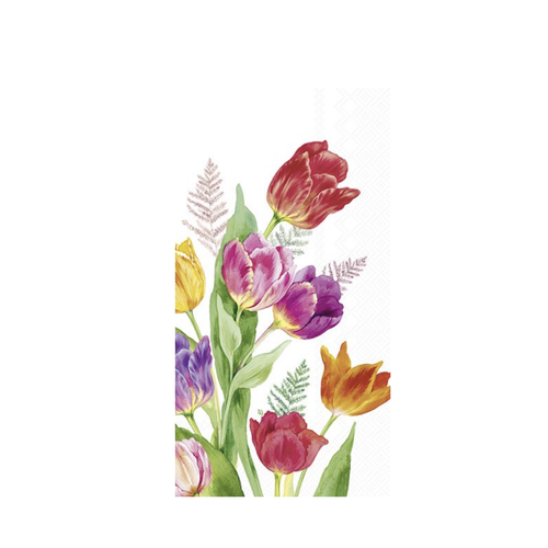 IHR Guest Napkin Paper Bright Tulips