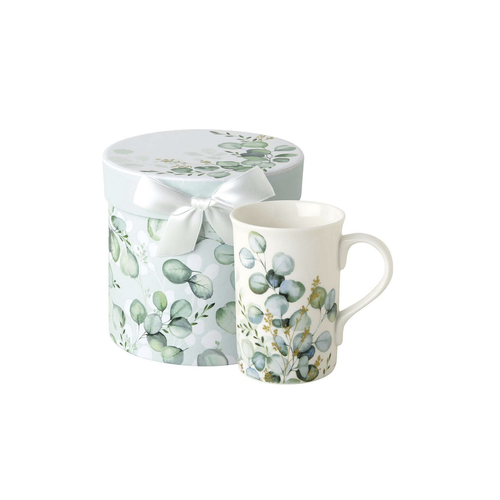IHR Mug Porcelain Eucalyptus Bouquet