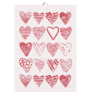 Ekelund Tea Towel Ekelund Hearts 35 x 50 cm