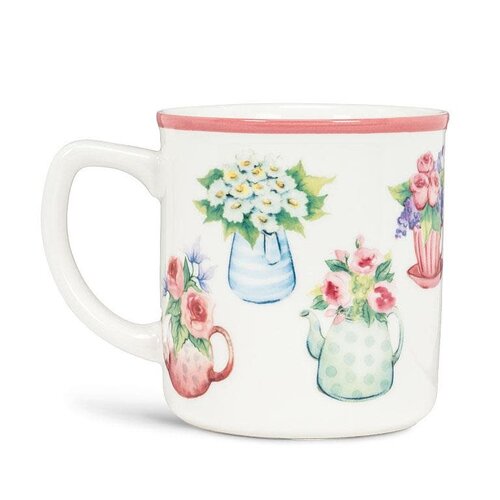 Abbott Flowers in Cup Mug