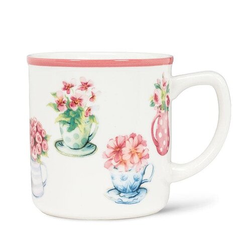 Abbott Flowers in Cup Mug