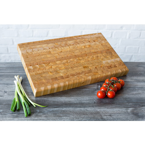 LARCH WOOD Larch Wood Cutting Board Large #1