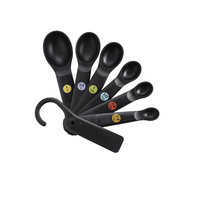 OXO Measuring Spoon Set 7 Piece Black