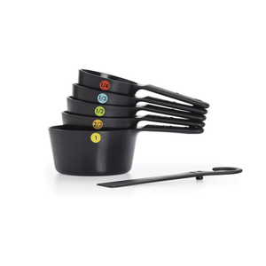 OXO OXO Measuring Cup Set 6 Piece Black OXO OXO Measuring Cup Set 6 Piece Black