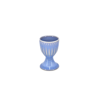 French Lace Reactive Egg Cup Blue