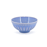 French Lace Reactive Bowl Blue