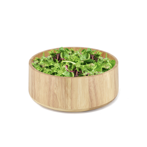 Natural Living Wood Salad Bowl