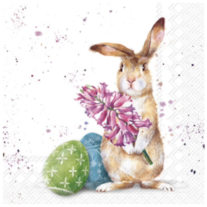IHR Napkin Lunch Paper Splashy Bunny