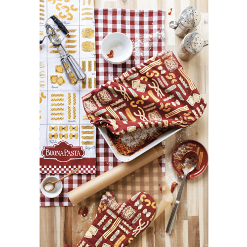 Now Designs Oven Mitt Set Buona Pasta