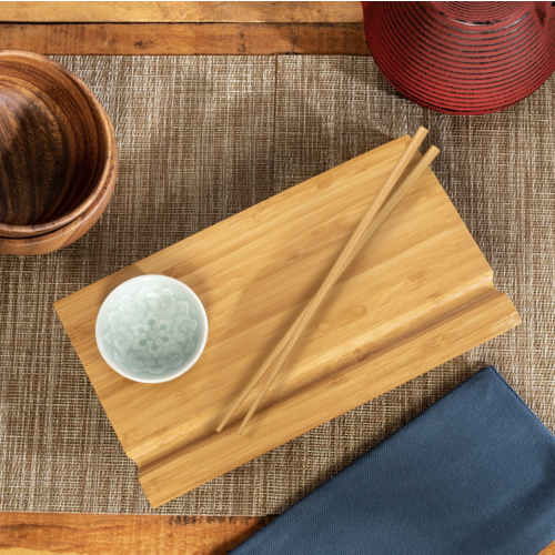 Joyce Chen Burnished Bamboo Sushi Board Set