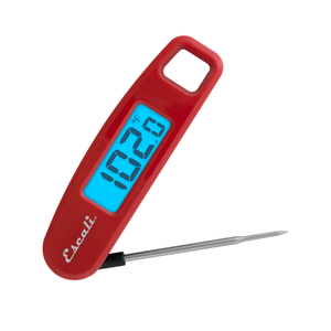 Escali Compact Folding Digital Thermometer Red