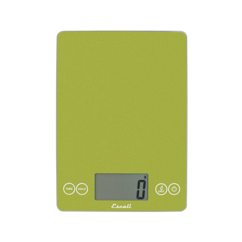 Escali Arti Glass Kitchen Scale Succulent Green