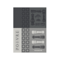 Garnier Thiebaut Tea Towel  Poivrieres Noir