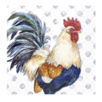 Napkin Cocktail Paper Albert Rooster