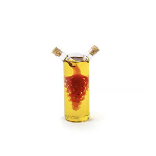 Fox Run Oil and Vinegar Glass Cruet Grapes