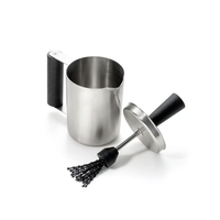 Basting Cup and Brush Stainless Steel