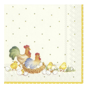 IHR Napkin Lunch Paper New Easter Farmers