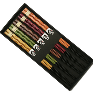 EMF Warehouse Chopstick Wood Twirl 5 Pairs