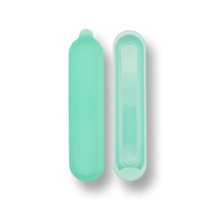 Turquoise Silicone Cutlery Case