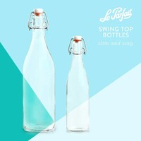 Glass Bottle with Swing Top 1L/32oz