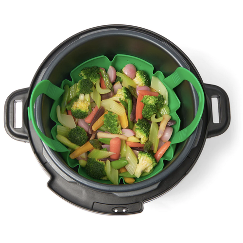 Cuisipro Silicone Vegetable Steamer Green