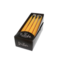 Danish Taper Short 10 inch Bright Yellow